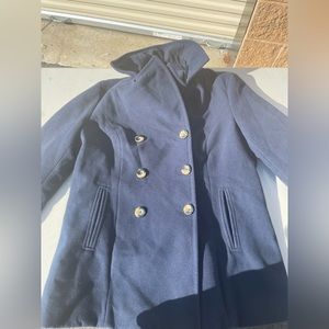 SIMPLY STYLED WOMENS XL BLUE PEACOAT